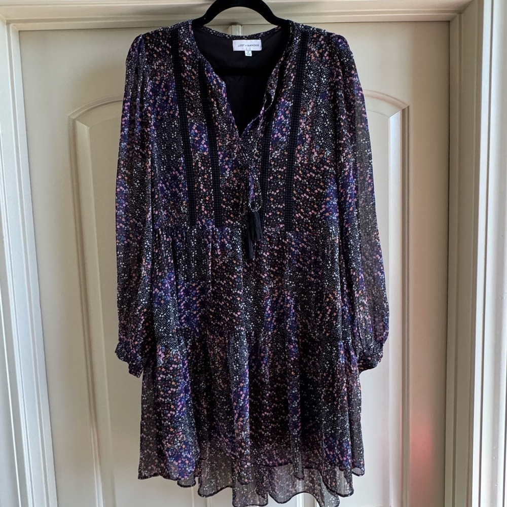 Lost + Wander Long Sleeve Tunic Dress